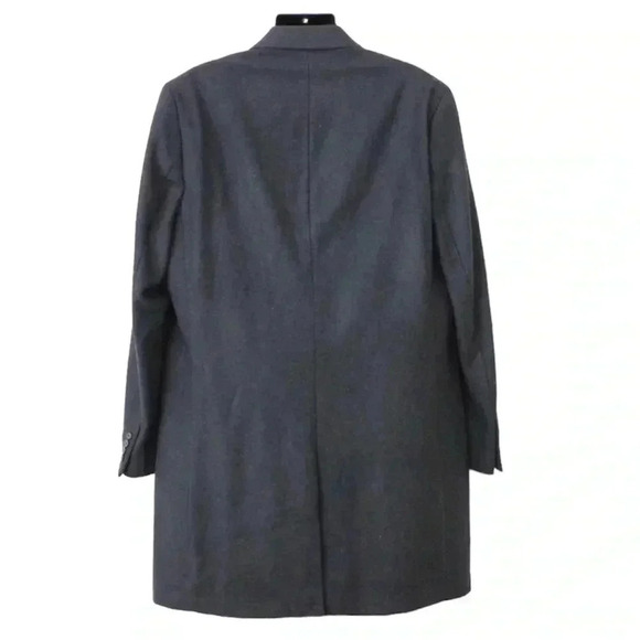 Ike Behar charcoal grey pea coat sz  46L - Picture 2 of 5